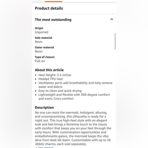 Crocs Siren Studded Black Chrome Studs Platform Unisex Clogs Size M10/W12 NWT - Picture 10 of 10